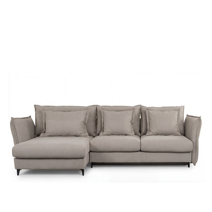 Canapé d'angle convertible - 3 places - Tissu - VERDURO