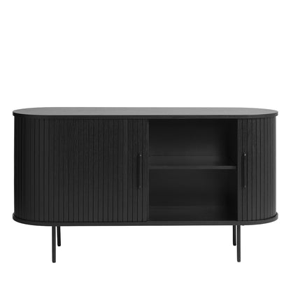 Buffet 140 cm 2 portes - Bois - ALBA