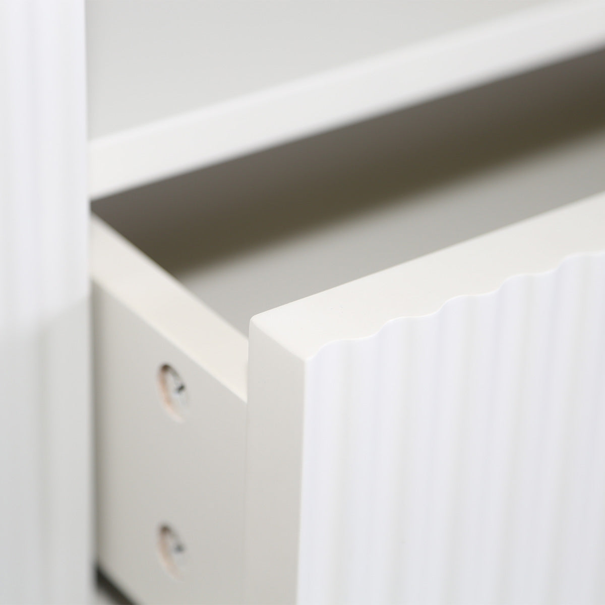 Meuble TV 140 cm 2 portes 1 tiroir 1 niche - Bois gris clair - MIRANO