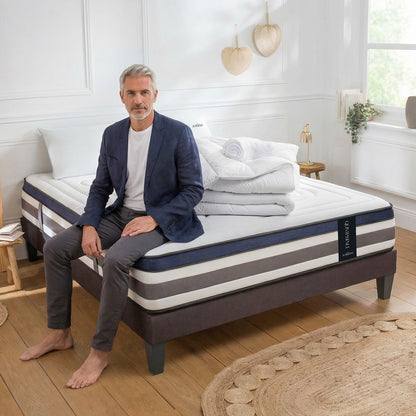Prêt-à-dormir QUINTESSENCE avec Sommier AURORE et Accessoires