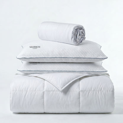 Prêt-à-dormir AUBERTIN avec Sommier AURORE et Accessoires