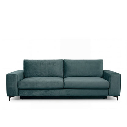 Canapé droit convertible - 3 places - Velours - FIESOLE