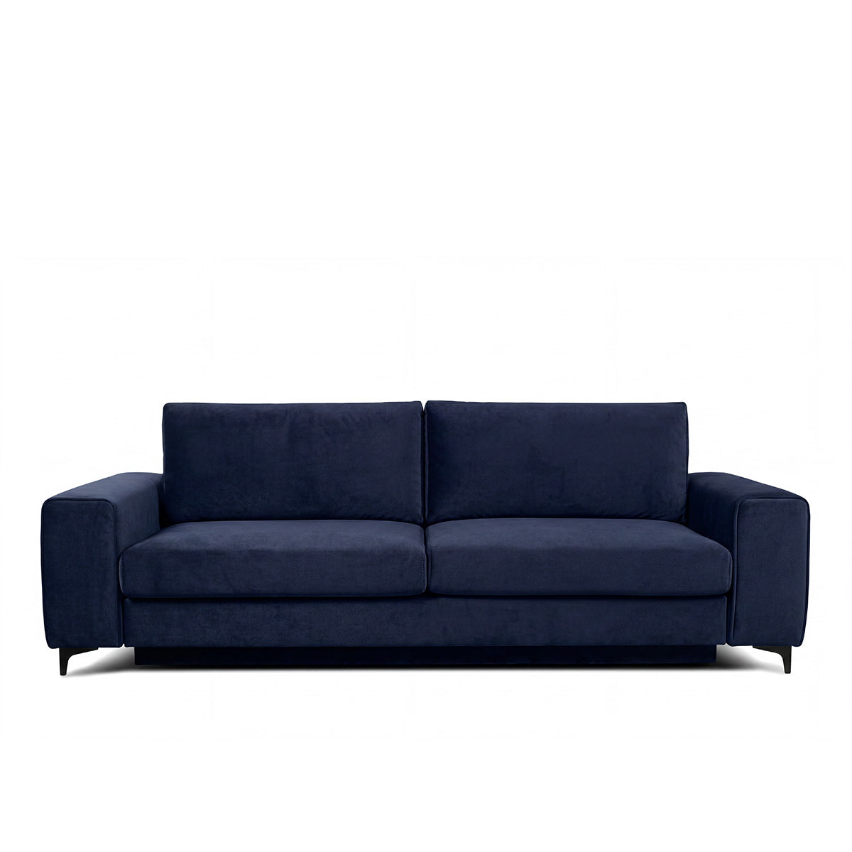 Canapé droit convertible - 3 places - Velours - FIESOLE
