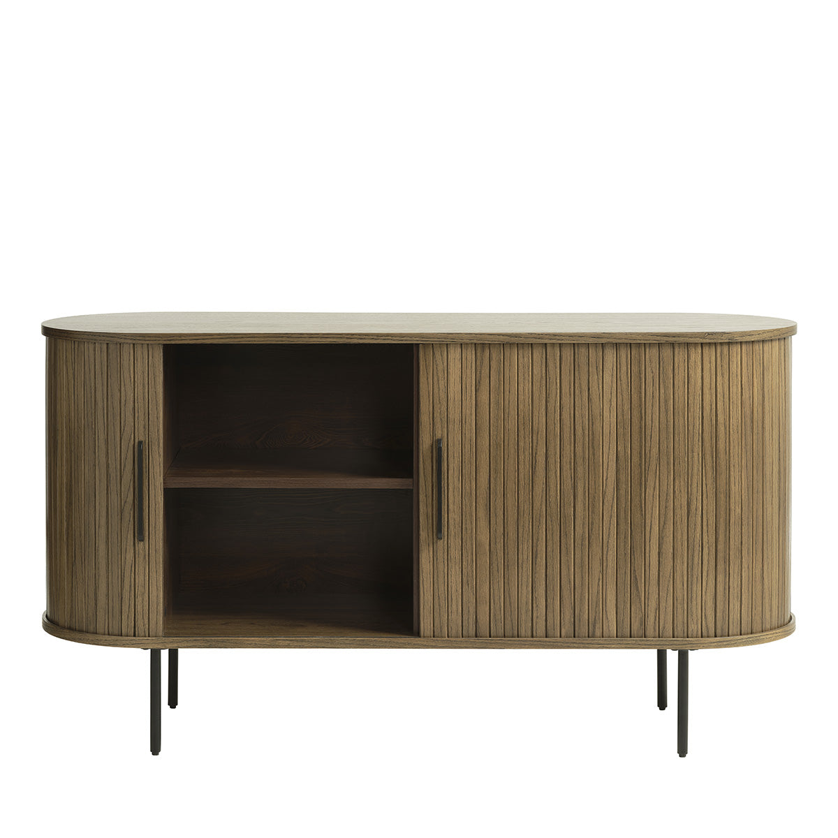 Buffet 140 cm 2 portes - Bois - ALBA
