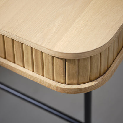 Bureau 120 cm 2 portes - Bois - ALBA