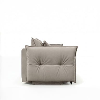 Canapé droit convertible - 3 places - Tissu - VERDURO