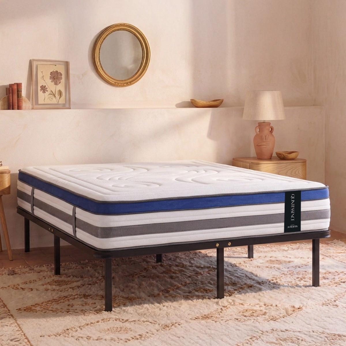 Ensemble Matelas QUINTESSENCE et Sommier CÉLESTE