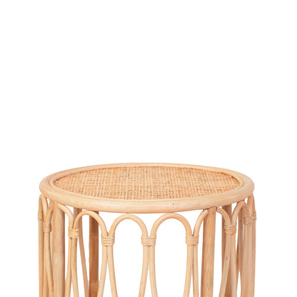 Table d'appoint ronde ø41 cm - Rotin - POGGIO