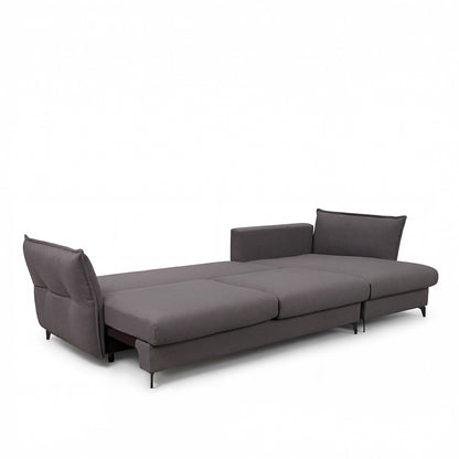 Canapé d'angle convertible - 3 places - Tissu - VERDURO