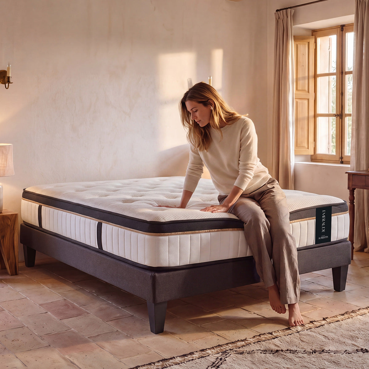 Matelas Mémoire de Forme - 24 cm - ÉMERAUDE