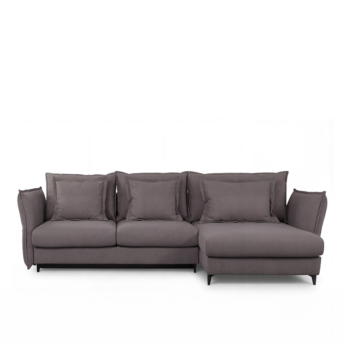 Canapé d'angle convertible - 3 places - Tissu - VERDURO
