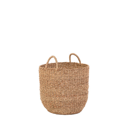 Panier jonc de mer naturel - NATURE