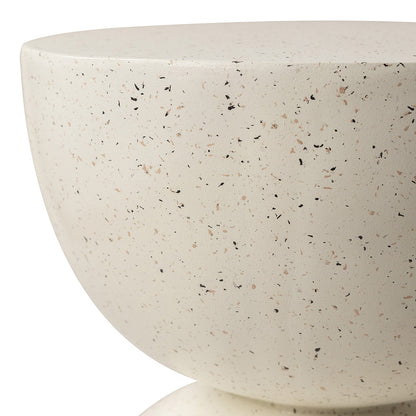 Table d'appoint sablier ø40cm - Effet terrazzo - TERRAZZO
