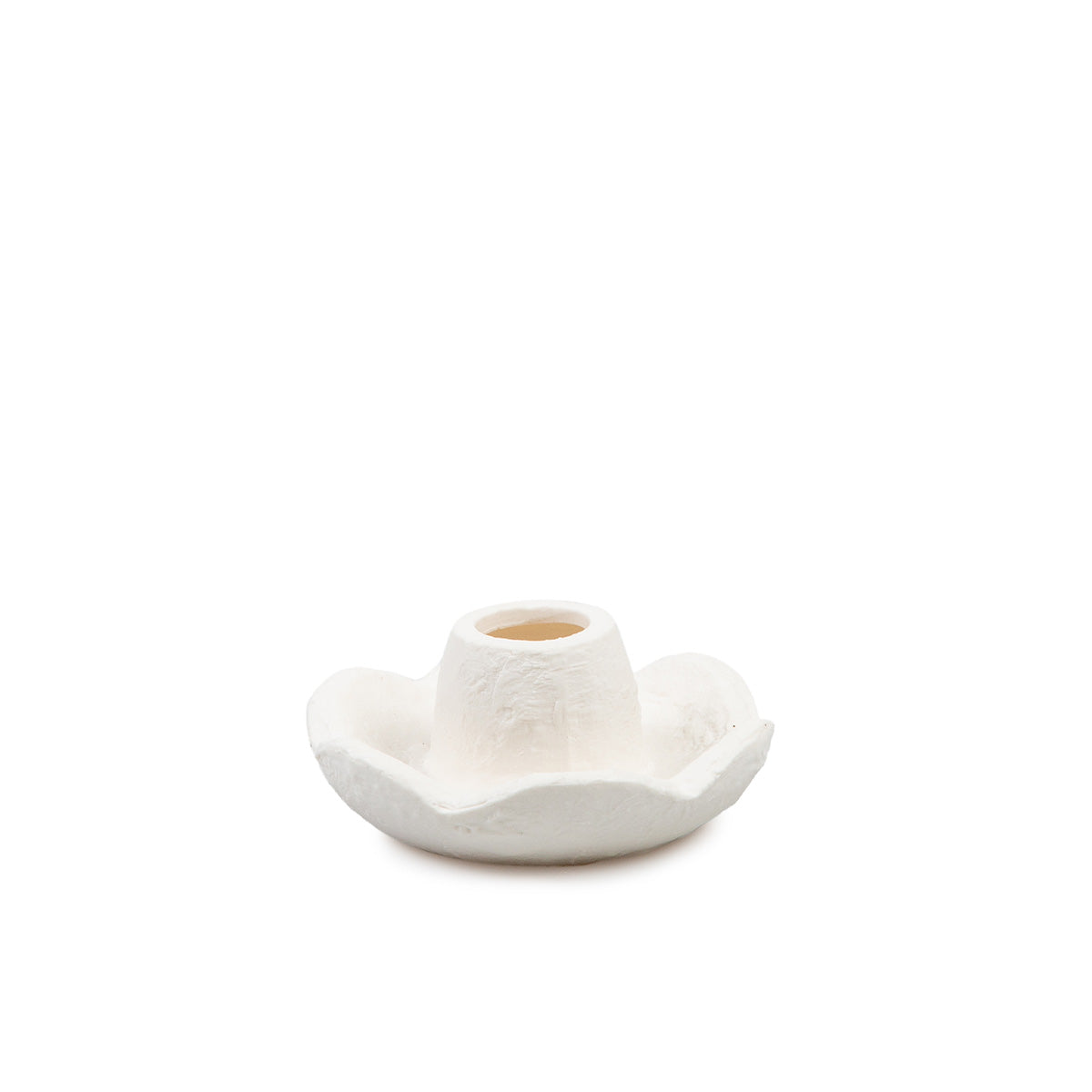 Bougeoir - Céramique blanche - ORO