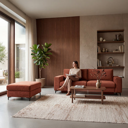Grand pouf - Velours - FIESOLE