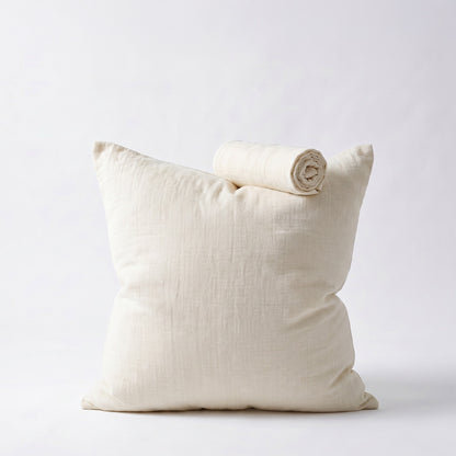 Lot 2 taies d'oreiller - Gaze de coton - LOUISE