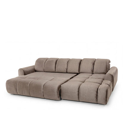 Canapé d'angle convertible - 4 places - Tissu - ANACAPRI