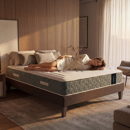 Matelas Ressorts ensachés et Mémoire de forme - 33 cm - MARQUISE