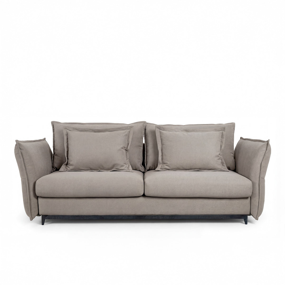 Canapé droit convertible - 3 places - Tissu - VERDURO