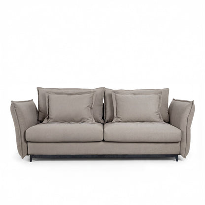 Canapé droit convertible - 3 places - Tissu - VERDURO