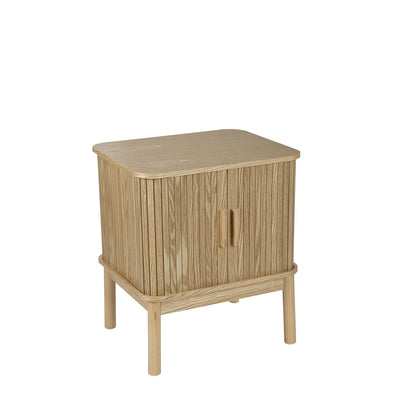 Table de nuit 2 portes - Bois clair - ENVIO