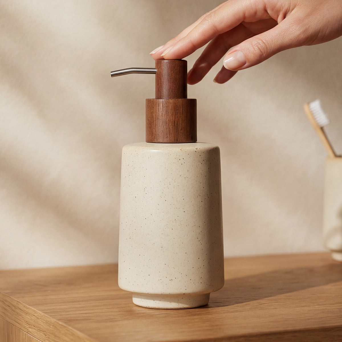 Set salle de bain - Céramique beige - ARMONIA