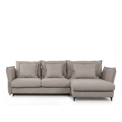 Canapé d'angle convertible - 3 places - Tissu - VERDURO