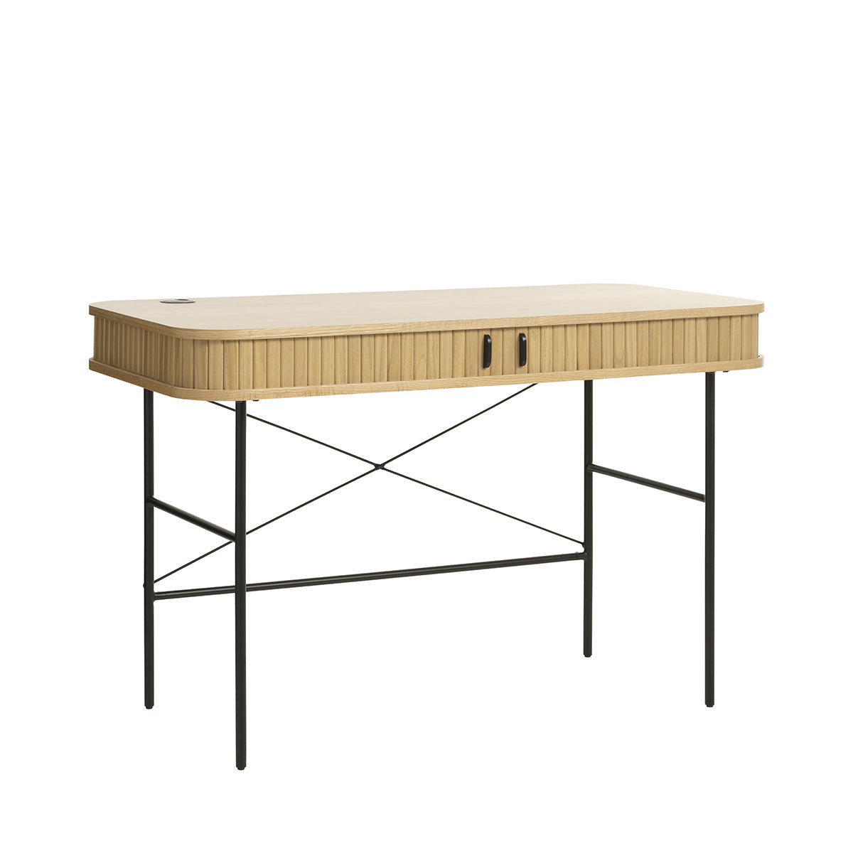 Bureau 120 cm 2 portes - Bois - ALBA