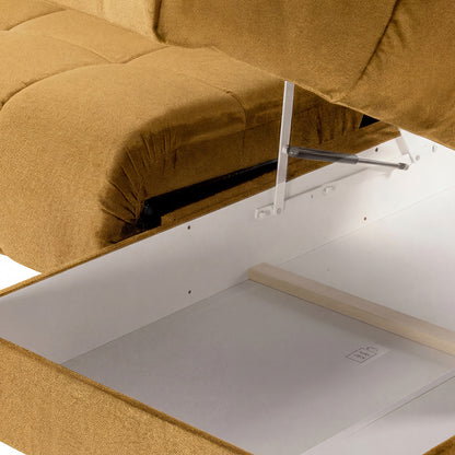 Canapé d'angle convertible - 4 places - Tissu - ANACAPRI