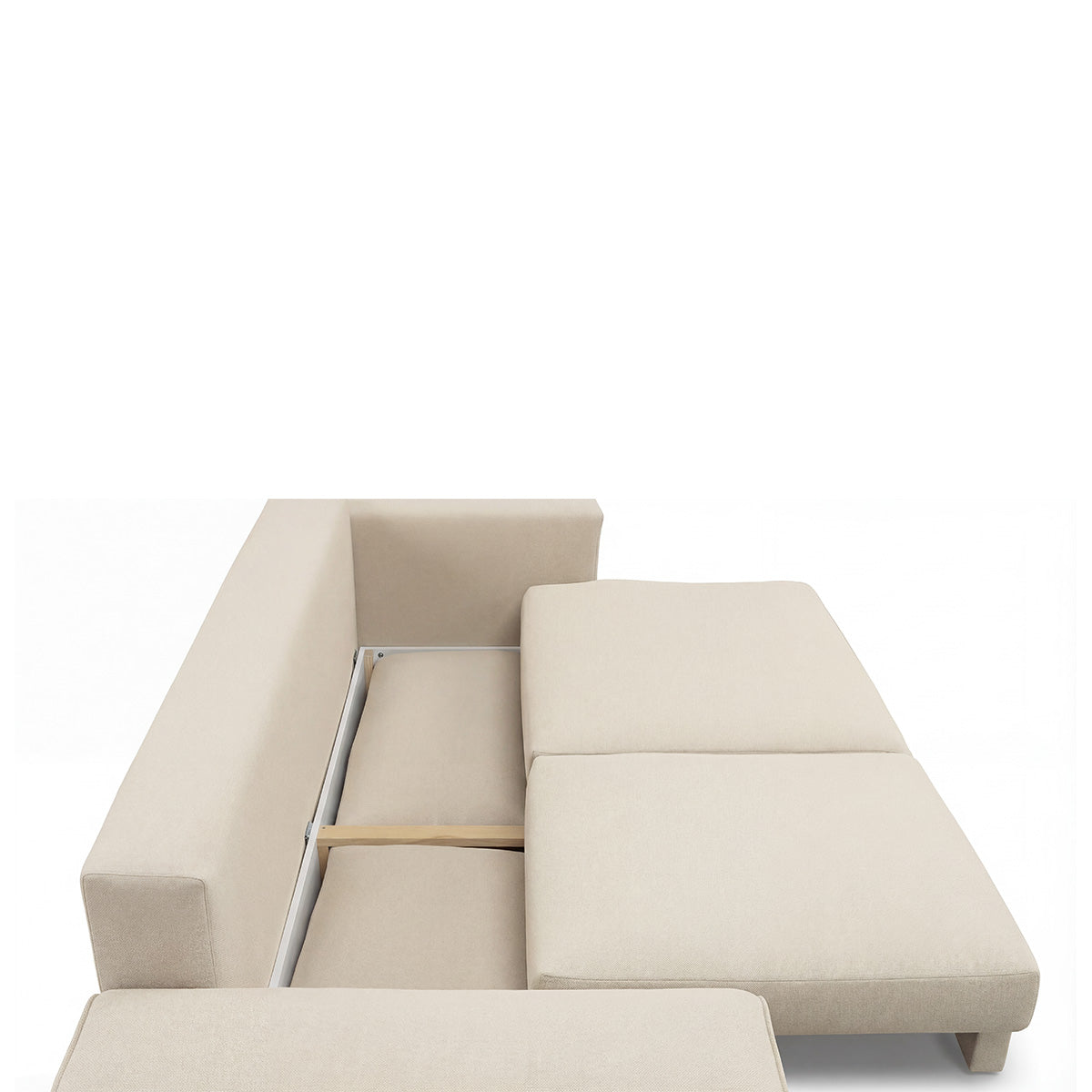 Canapé droit convertible - 3 places - Tissu - FIESOLE