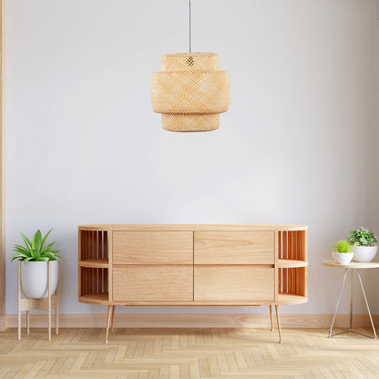 Suspension bambou naturel - ABAT-JOUR