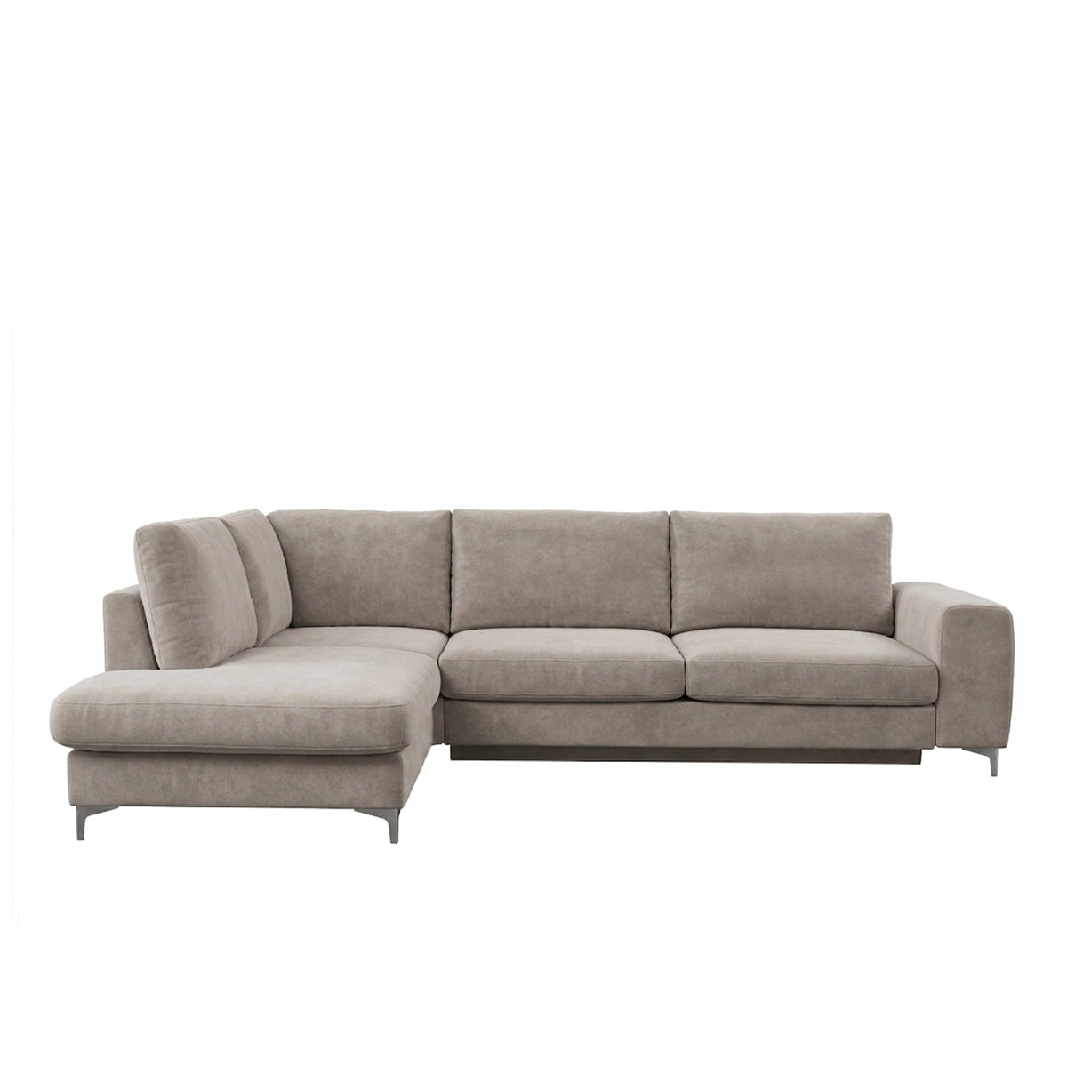 Canapé d'angle convertible - 4 places - Velours - FIESOLE