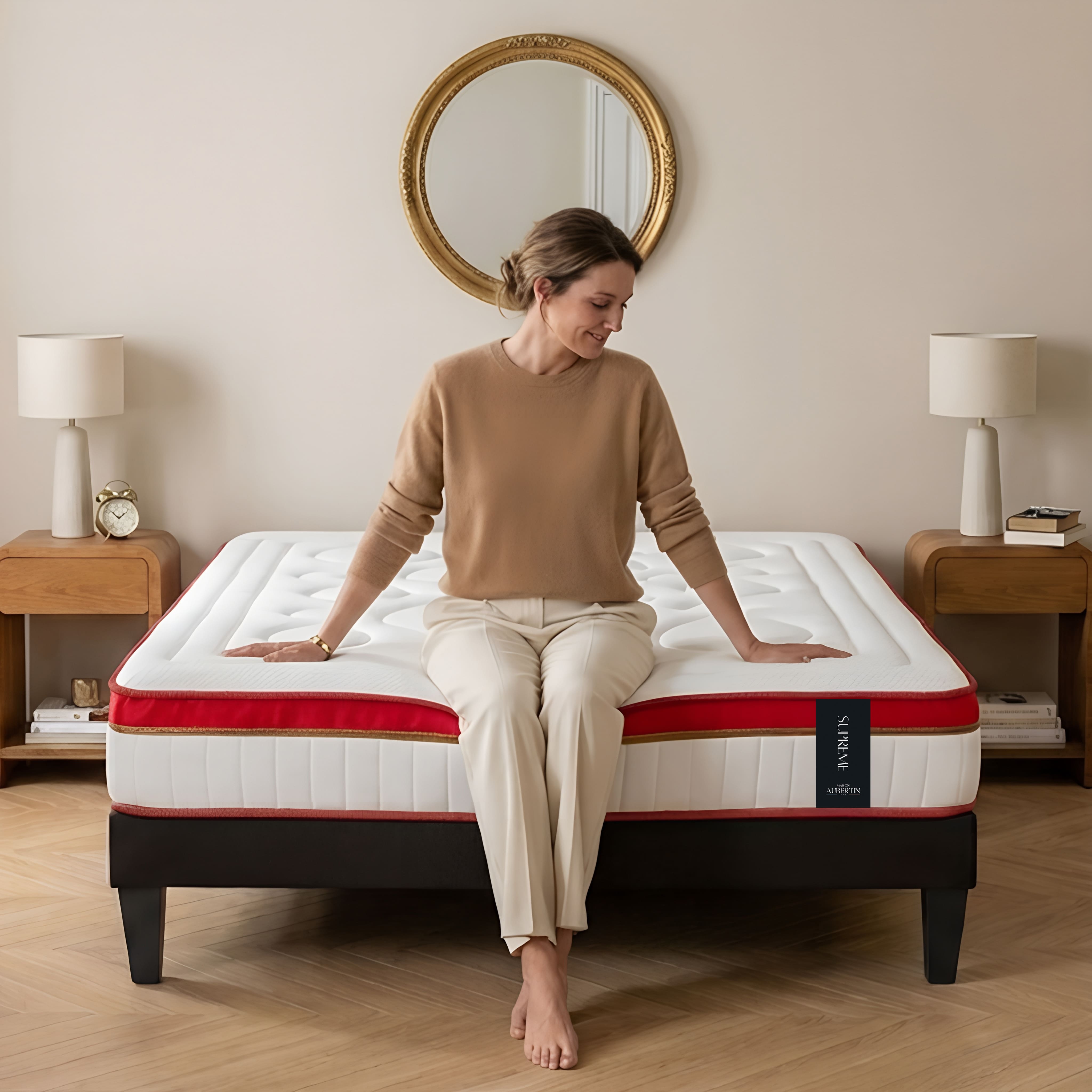Ensemble Matelas SUPREME et Sommier AURORE