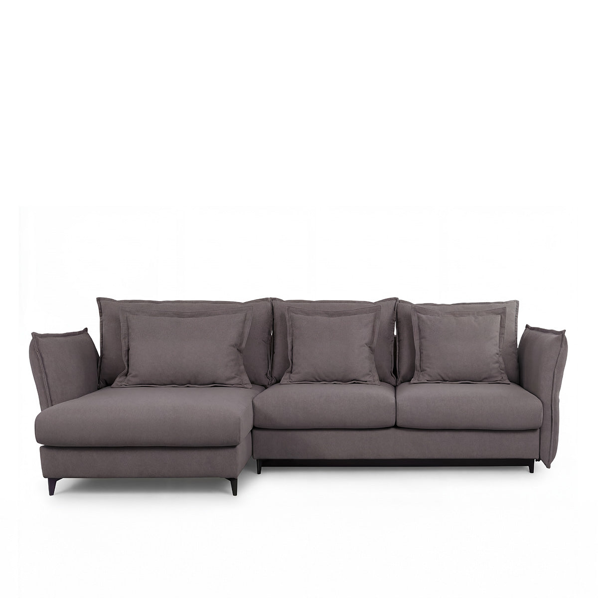 Canapé d'angle convertible - 3 places - Tissu - VERDURO