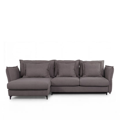 Canapé d'angle convertible - 3 places - Tissu - VERDURO