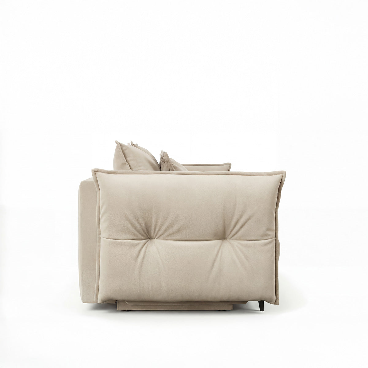 Canapé droit convertible - 3 places - Tissu - VERDURO