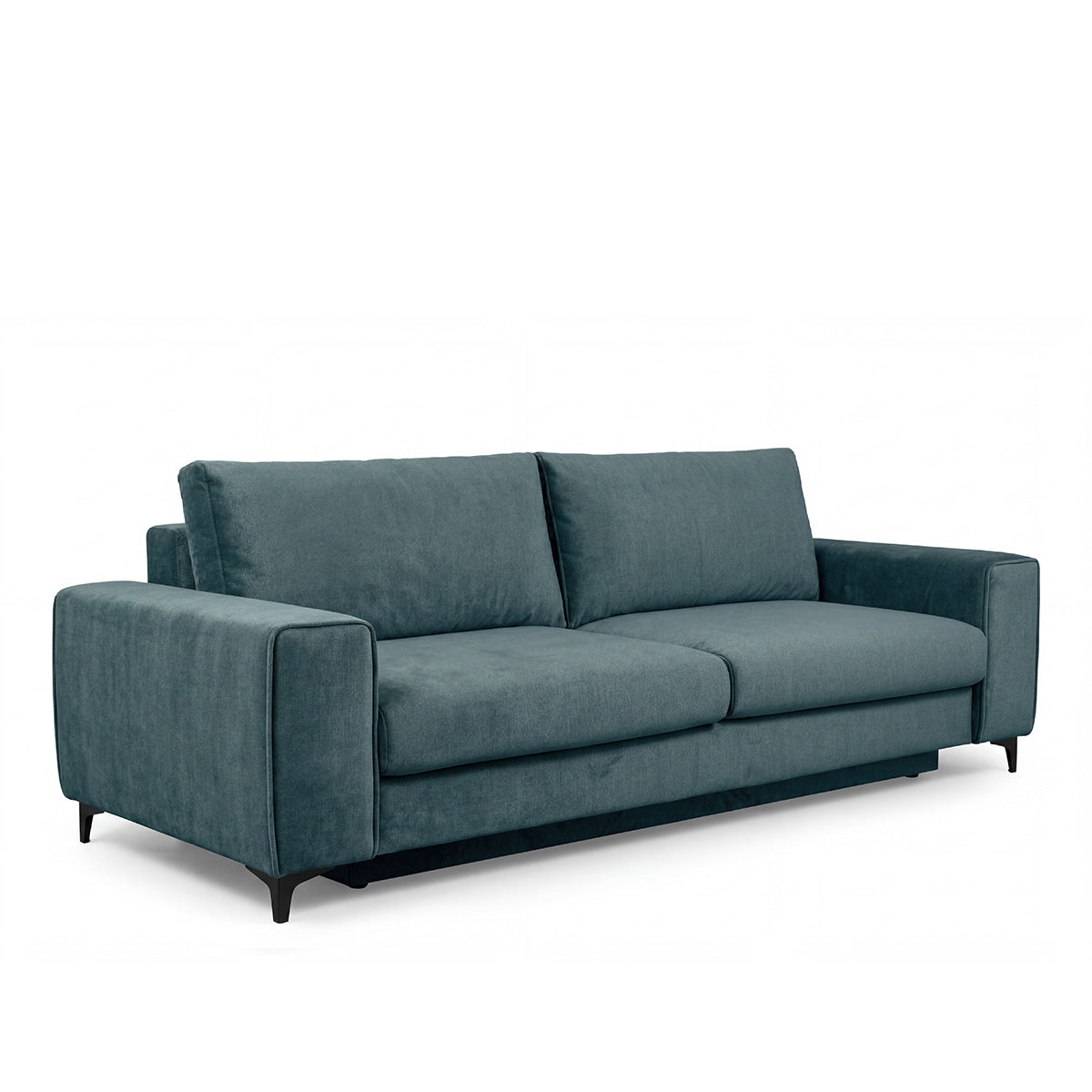 Canapé droit convertible - 3 places - Velours - FIESOLE