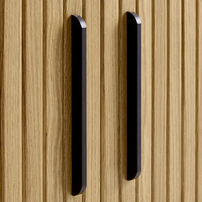 Meuble bas 180 cm 2 portes - Bois - ALBA