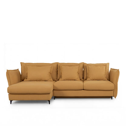 Canapé d'angle convertible - 3 places - Tissu - VERDURO