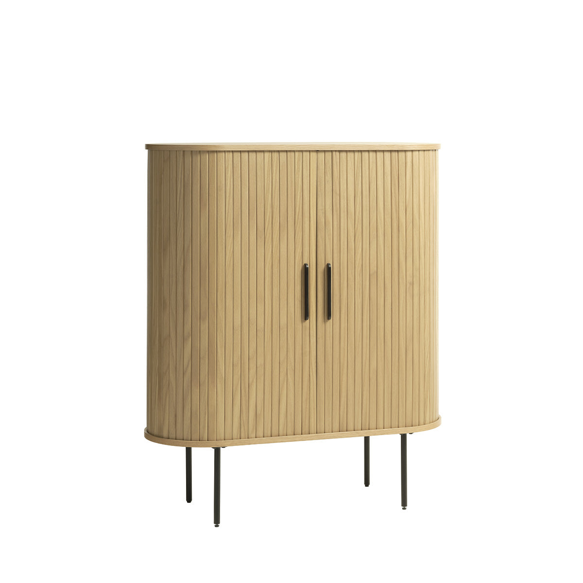 Buffet haut 2 portes - Bois - ALBA