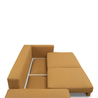 Canapé droit convertible - 3 places - Tissu - FIESOLE