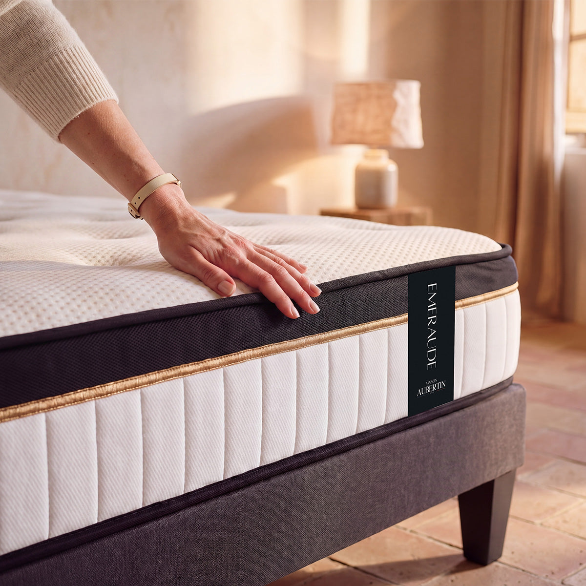 Ensemble Matelas EMERAUDE et Sommier AURORE