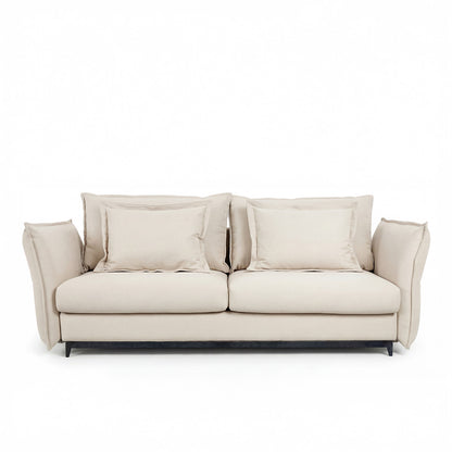 Canapé droit convertible - 3 places - Tissu - VERDURO