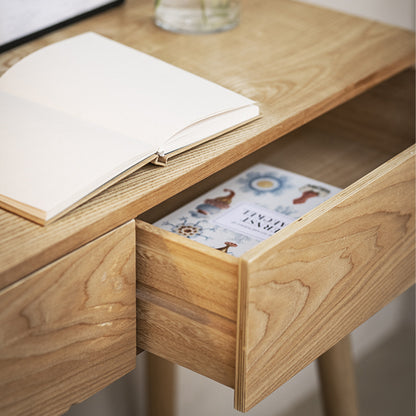 Console 100 cm 2 tiroirs - Bois - OGGI