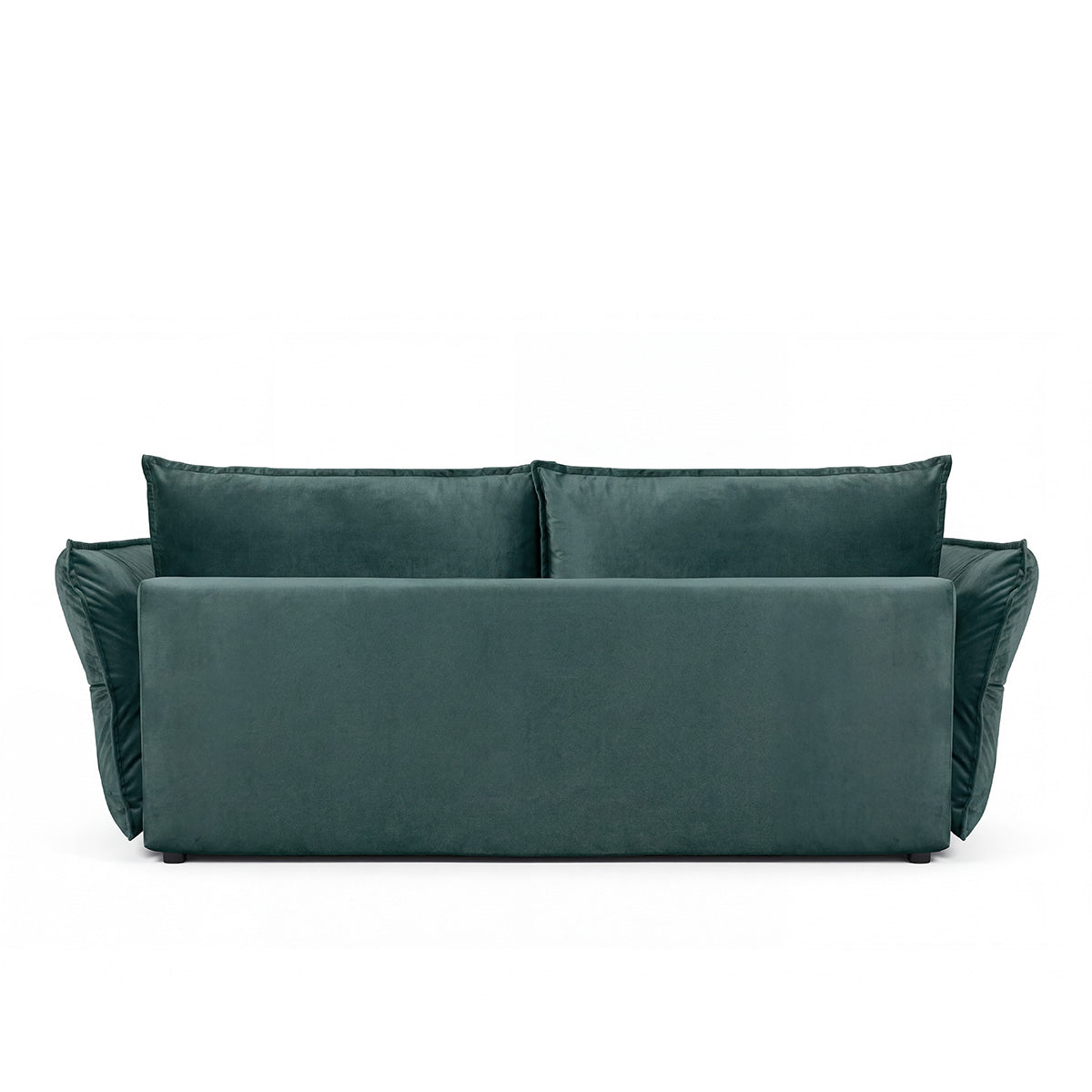 Canapé droit convertible - 3 places - Velours - VERDURO