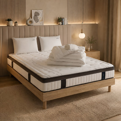 Prêt-à-dormir ALTESSE avec Sommier SÉLÉNA et Accessoires