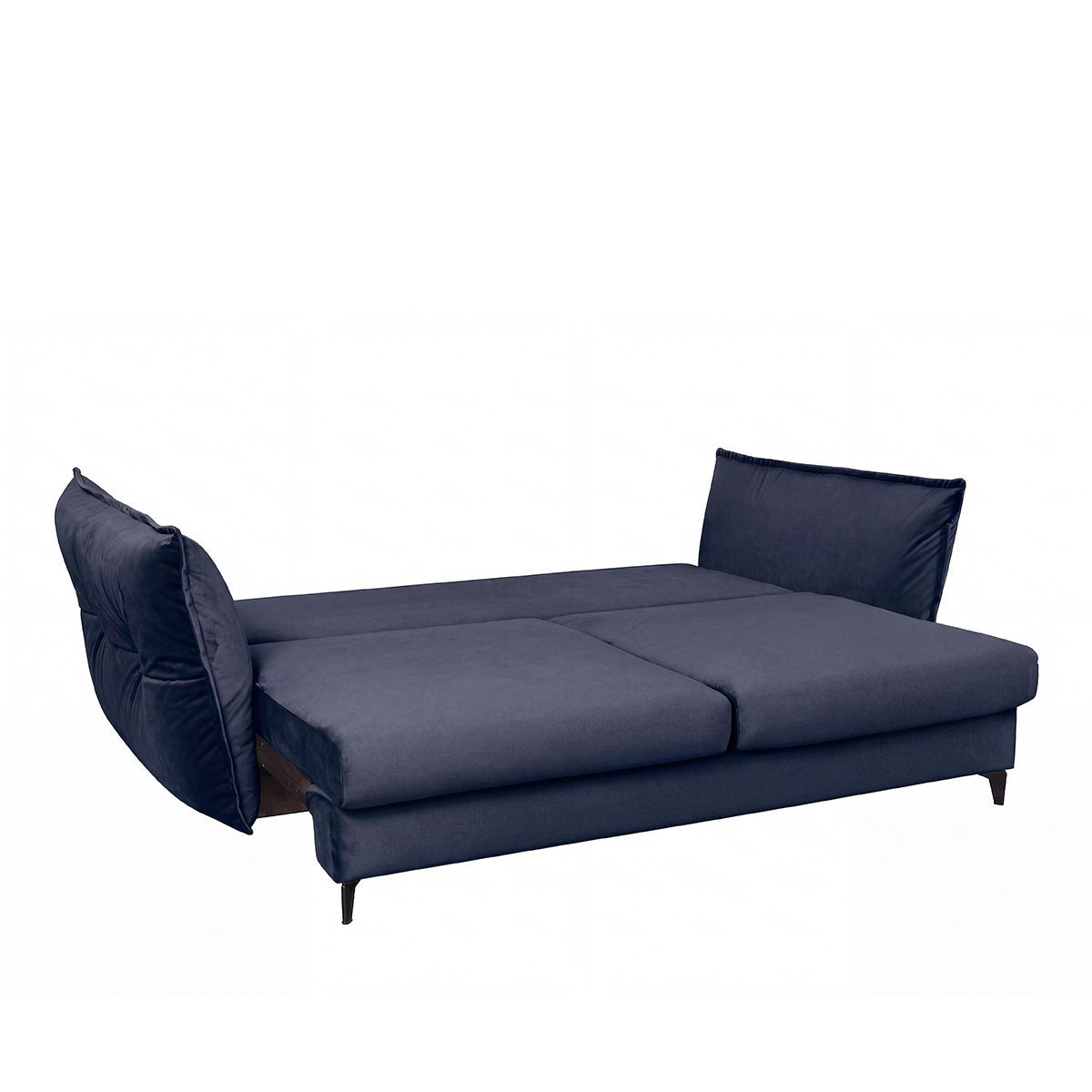 Canapé droit convertible - 3 places - Velours - VERDURO