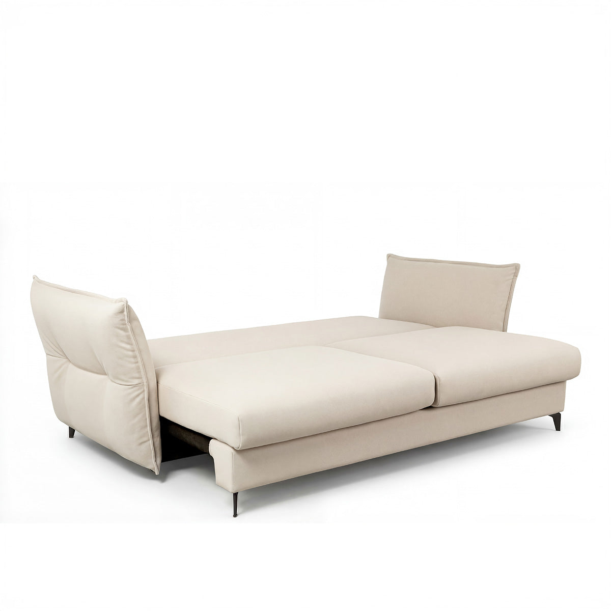 Canapé droit convertible - 3 places - Tissu - VERDURO