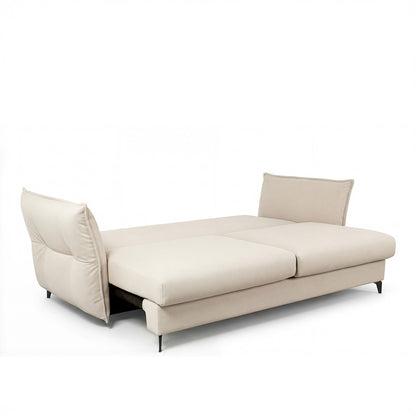 Canapé droit convertible - 3 places - Tissu - VERDURO