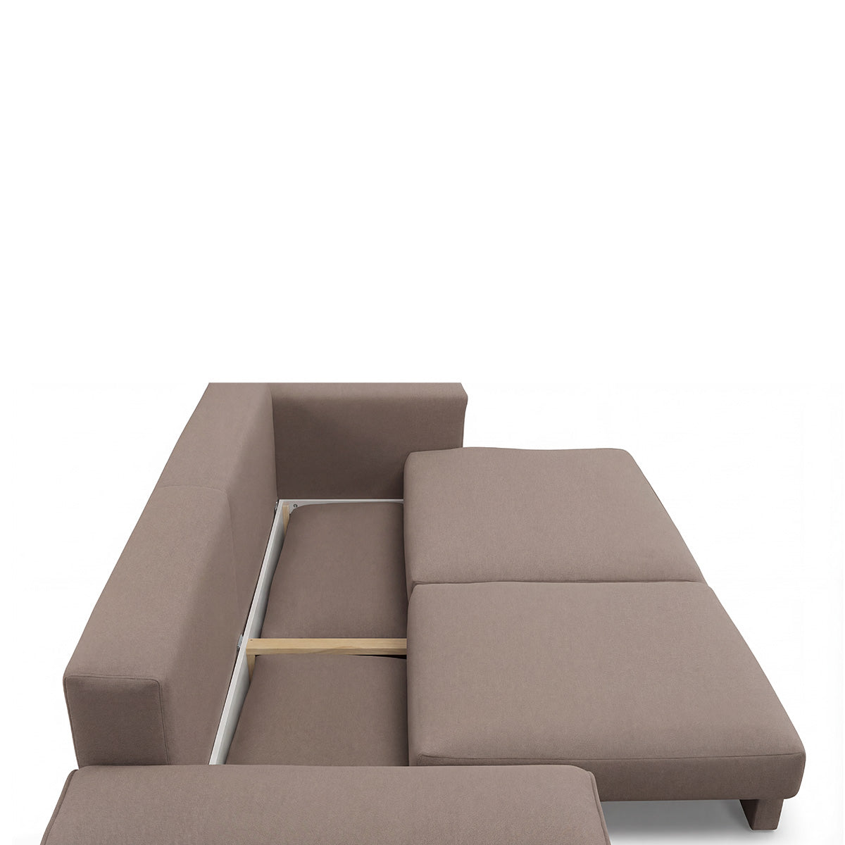Canapé droit convertible - 3 places - Tissu - FIESOLE